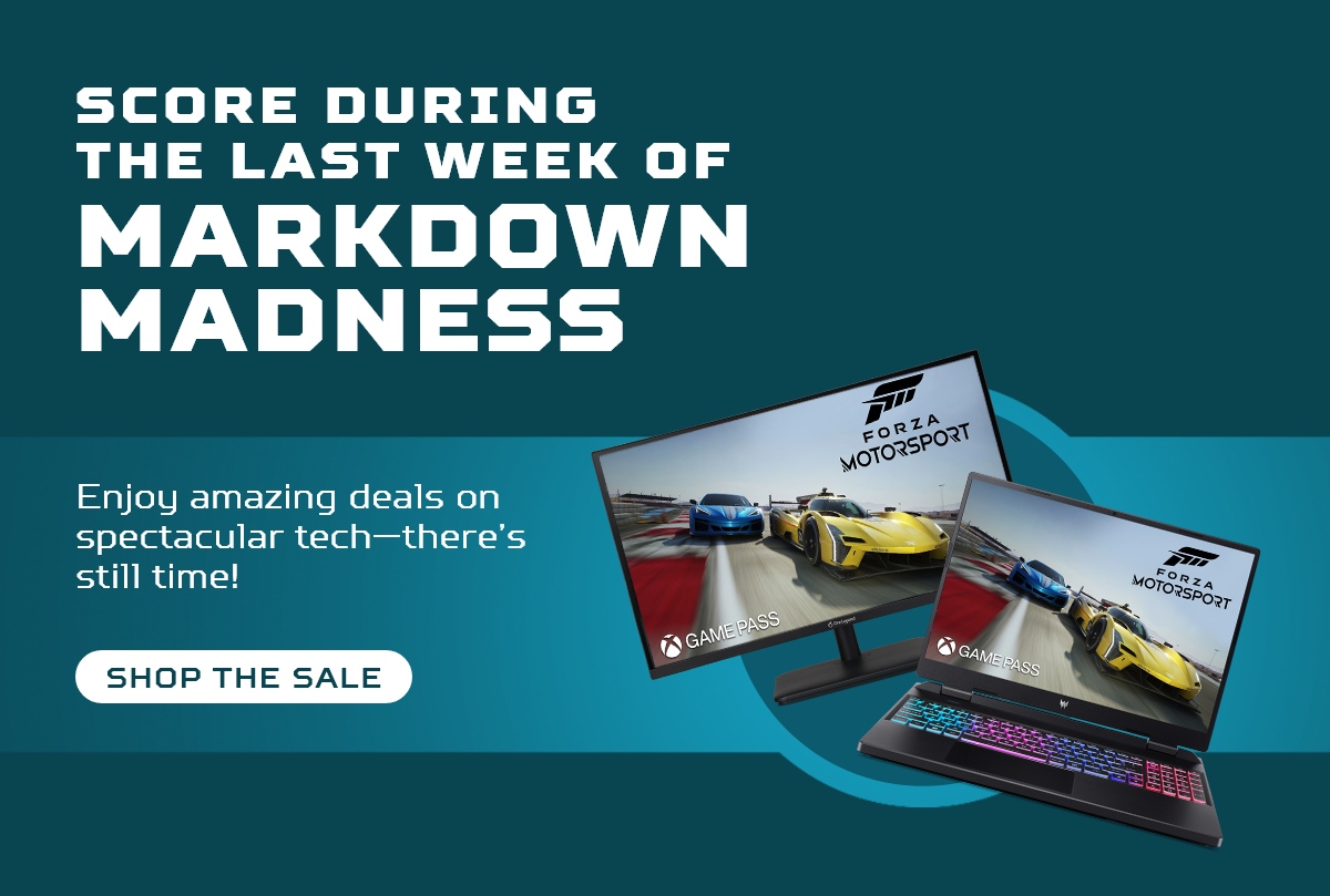 Final week of Markdown Madness - buy now
